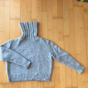 J. Crew cropped turtleneck sweater